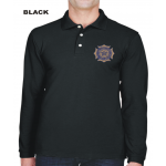 Harriton 5.6 oz. Easy Blend Long-Sleeve Polo